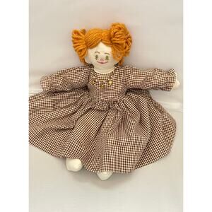 Vintage 14" Royal Rag Doll, Beautiful Rare Find